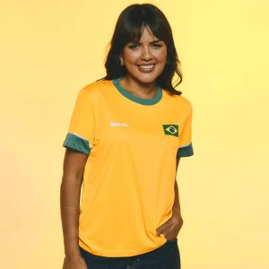 CAMISETA BRAZILINE SAGA BASICA FEMININA